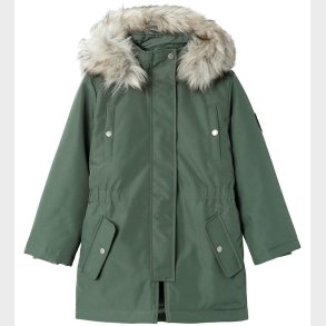 Name It Vinterjakke - NOOS - NkfMilla Parka - Agave Green