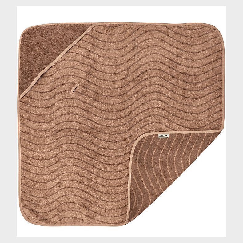 Leander Babyhndklde - Hoodie - 80x80 cm - Clay