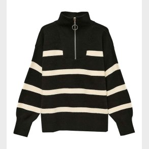 Vero Moda Girl Bluse - Strik - VmSaba - Black/Birch