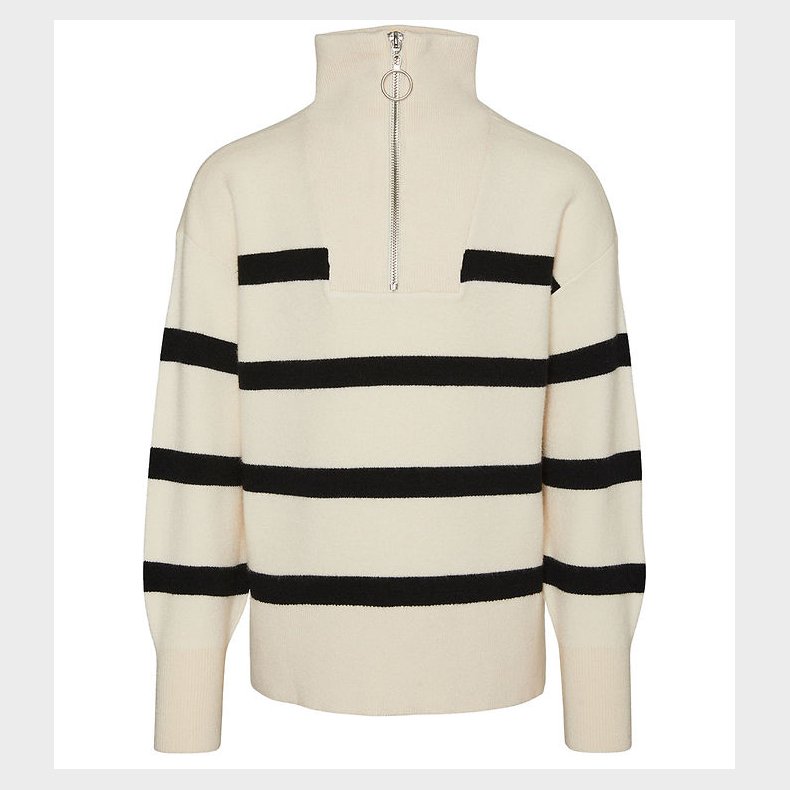 Vero Moda Girl Bluse - Strik - VmSaba - Birch/Black