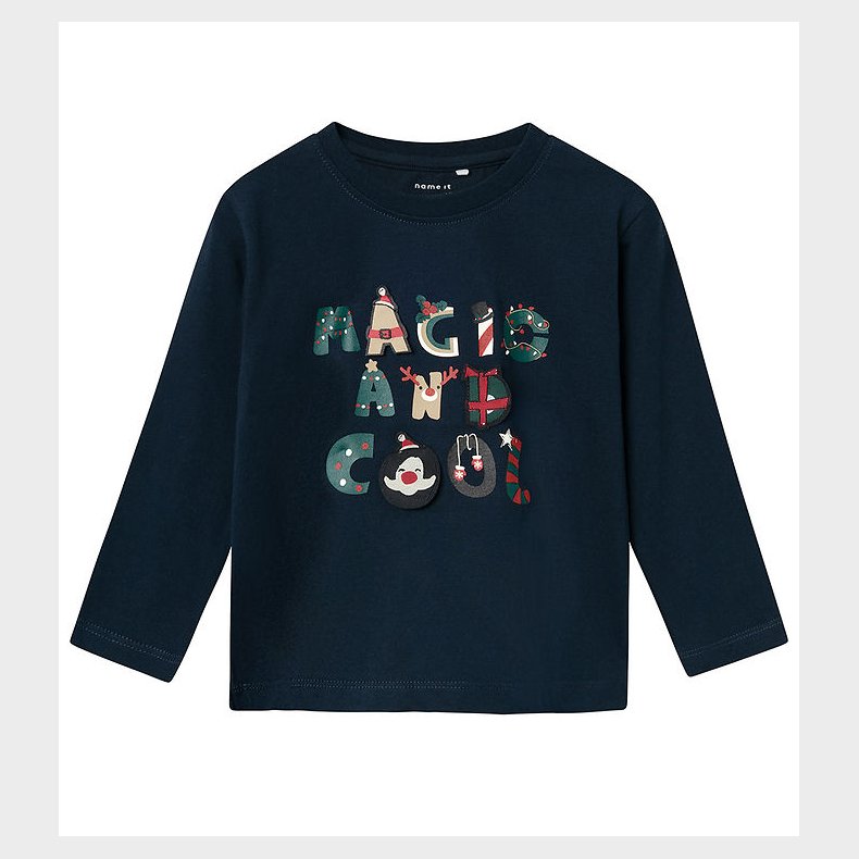 Name It Bluse - NmmRcandy - Dark Sapphire