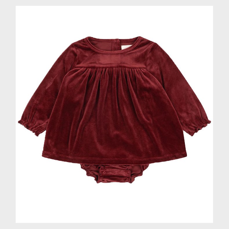 Konges Sljd Kjolebody - Velour - Jingle - Red Dahlia