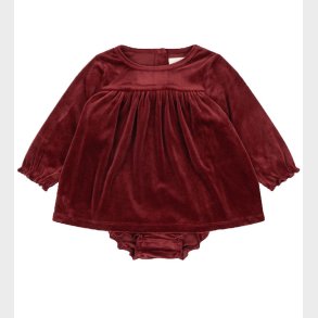 Konges Sl�jd Kjolebody - Velour - Jingle - Red Dahlia