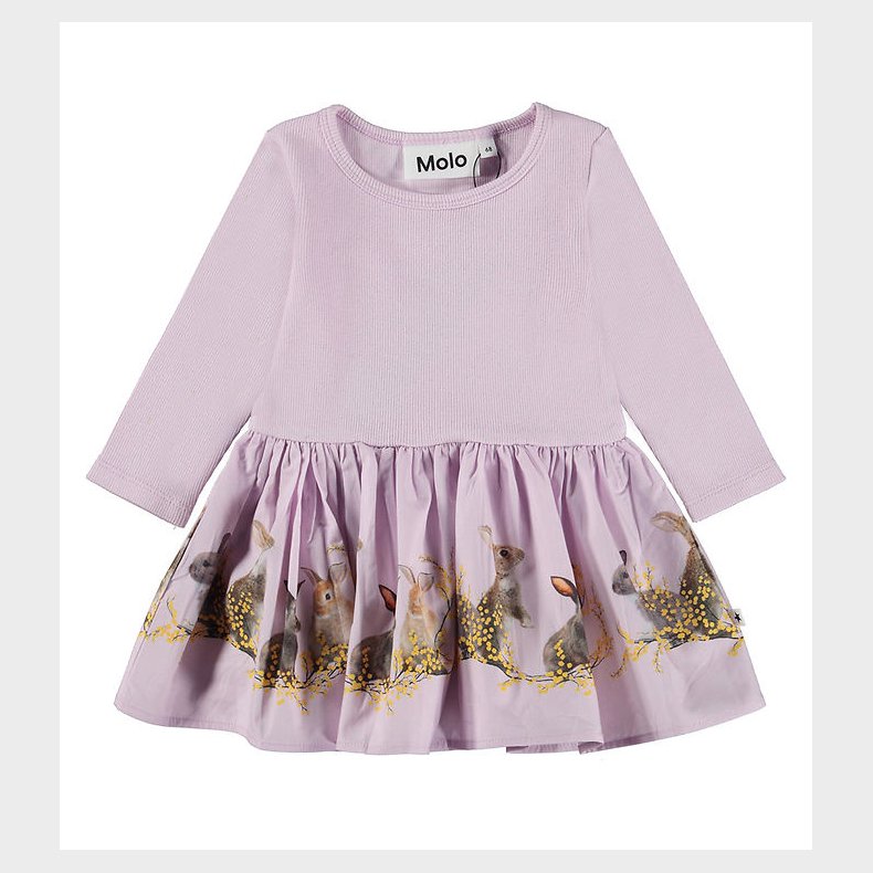 Molo Kjole - Candi - Purple Bunnies