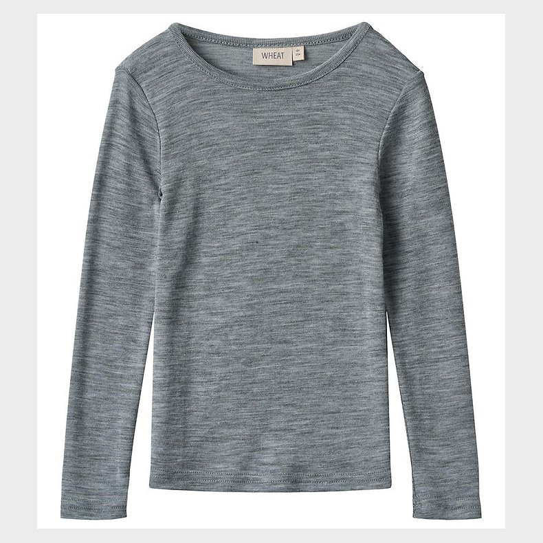 Wheat Bluse - Uld - Alfie - Melange Grey