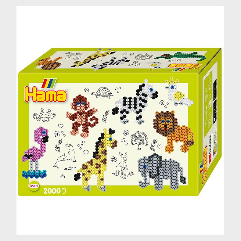 Hama Midi Gave�ske - 2000 stk - Small World Zoo