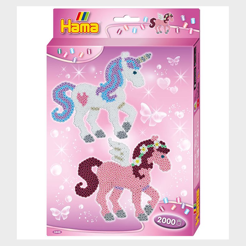 Hama Midi Perler - 2000 stk. - DIY Oph�ng - Enhj�rninger