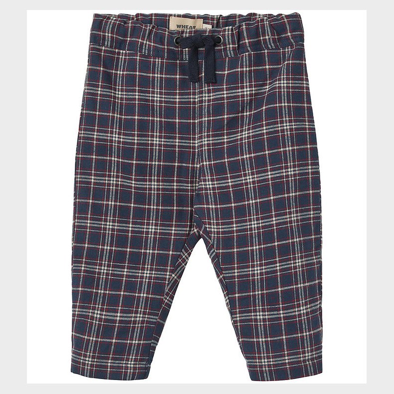 Wheat Bukser - Gustav - Navy Check