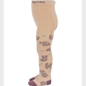 Melton Strmpebukser - Uld - cat Love - Ivory Cream