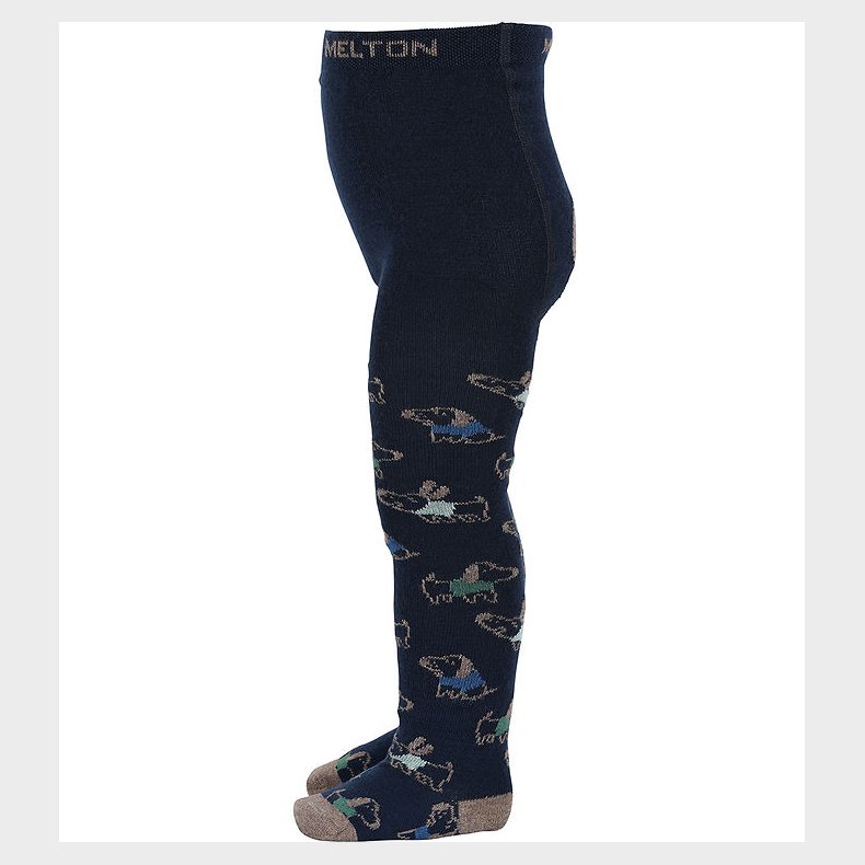 Melton Strmpebukser - Uld - Dog Fun - Peacoat Blue