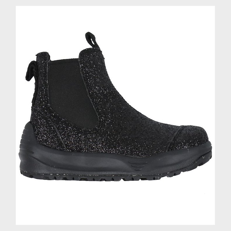 Woden Stvler - Silja - Sort m. Glitter