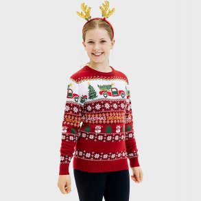 Jule-Sweaters Bluse - Driving Home For Christmas - Rd