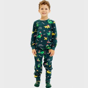 Jule-Sweaters Nattj - Dino Christmas - Grn