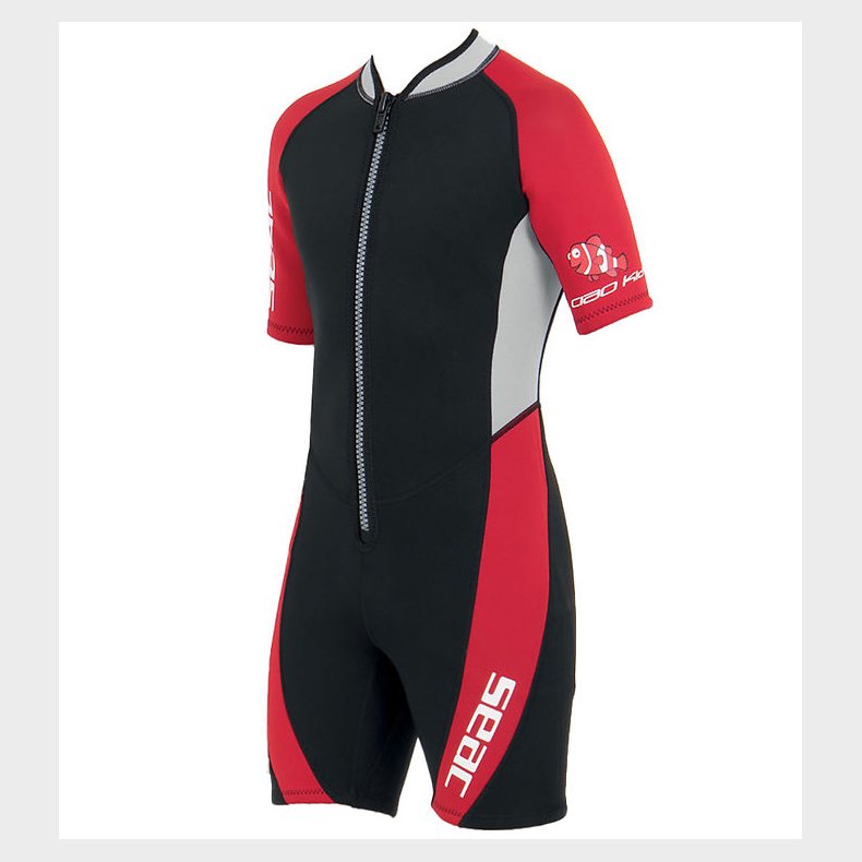 Seac V�ddragt - Ciao Shorty Kid - 2,5 mm - Sort/R�d