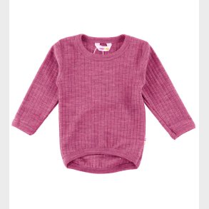 Joha Bluse - Uld - Hindbr