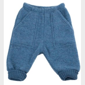 Joha Bukser - Uld - Denim Bl