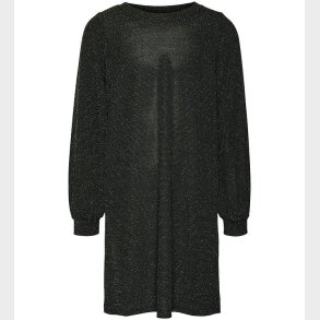 Vero Moda Girl Kjole - VmKanva - Black/Silver Lurex