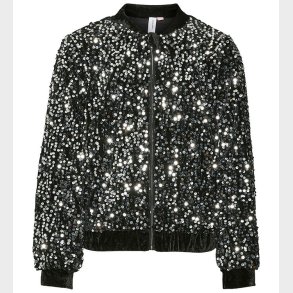 Vero Moda Girl Cardigan - VmBella - Black/Silver Sequin