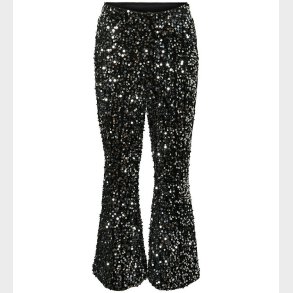 Vero Moda Girl Bukser - VmBella - Black/Silver Sequins