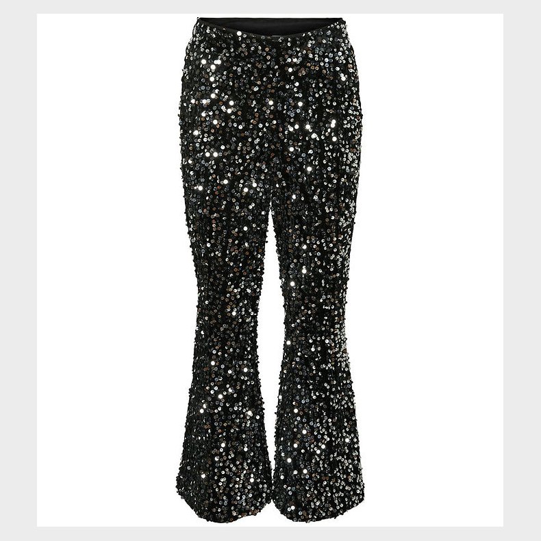 Vero Moda Girl Bukser - VmBella - Black/Silver Sequins