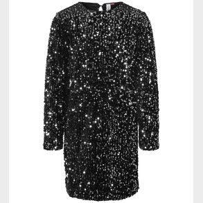 Vero Moda Girl Kjole - VmBella - Black/Silver Sequins