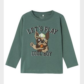 Name It Bluse - NmmRobbin - Dark Forest