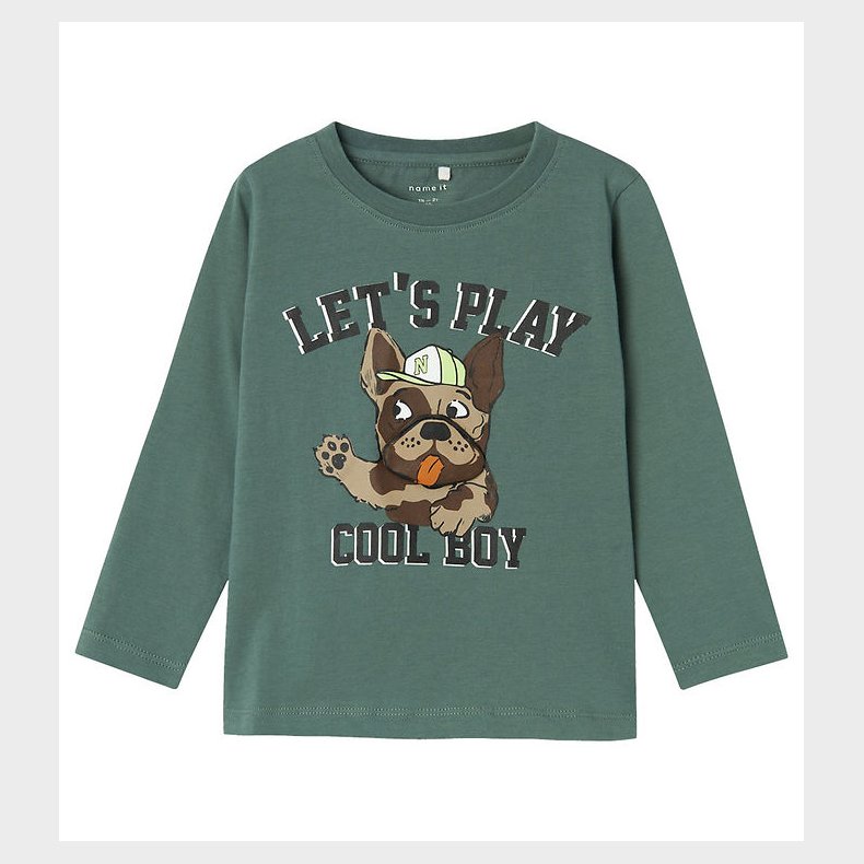 Name It Bluse - NmmRobbin - Dark Forest