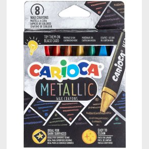 Carioca Voksfarver - 8 stk - Metallic