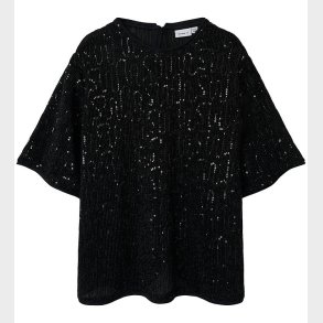 Name It Top - NkfRUnic - Sort m. Glimmer