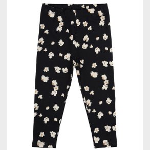 The New Siblings Leggings - TnsMateo - Black Beauty Popcorn AOP