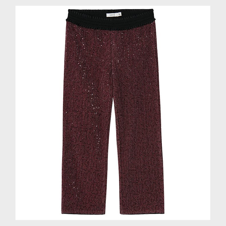 Name It Bukser - NkfRunic - Wide - Fandango Pink