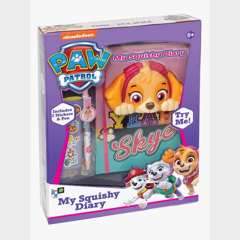 Paw Patrol Dagbog med Klisterm�rker