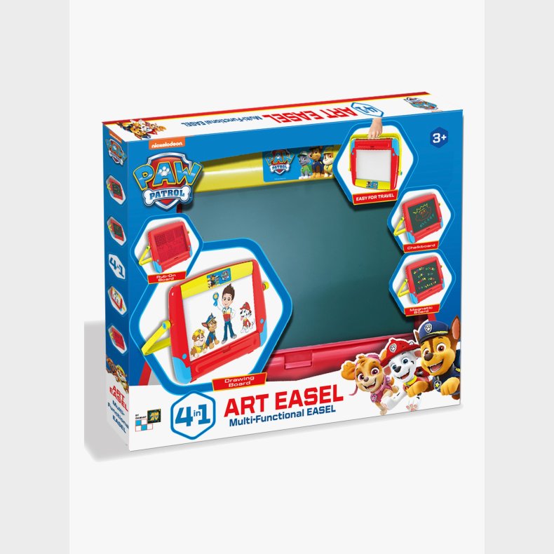 Paw Patrol 4-i-1 Tegnetavle med Staffeli