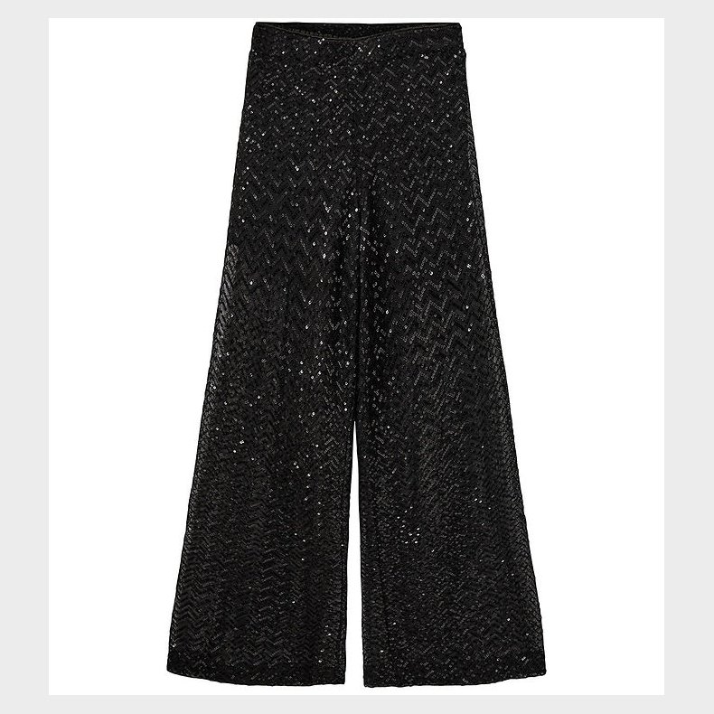 Sofie Schnoor Bukser - Sort/Palietter