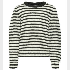 Vero Moda Girl Bluse - Strik - VmEarth - Black/W. Birch