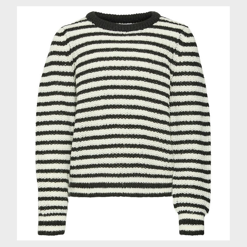 Vero Moda Girl Bluse - Strik - VmEarth - Black/W. Birch