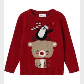 Name It Bluse - Strik - NmfRiJulle - Jester Red