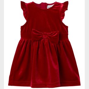 Name It Kjole - Velour- NbfRyvet - Jester Red