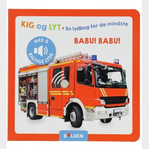 Forlaget Bolden Bog m. Lyd - Kig Og Lyt - Babu! Babu