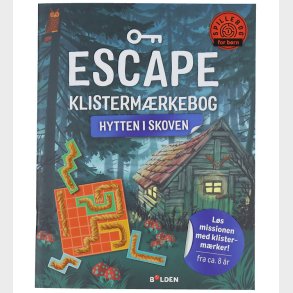 Forlaget Bolden Escape Klistermrkebog: Hytten i Skoven