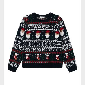 Name It Bluse - Strik - NknRastokke - Dark Sapphire