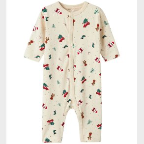 Name It Natdragt - NbnVismas - Whitecap Gray/Christmas