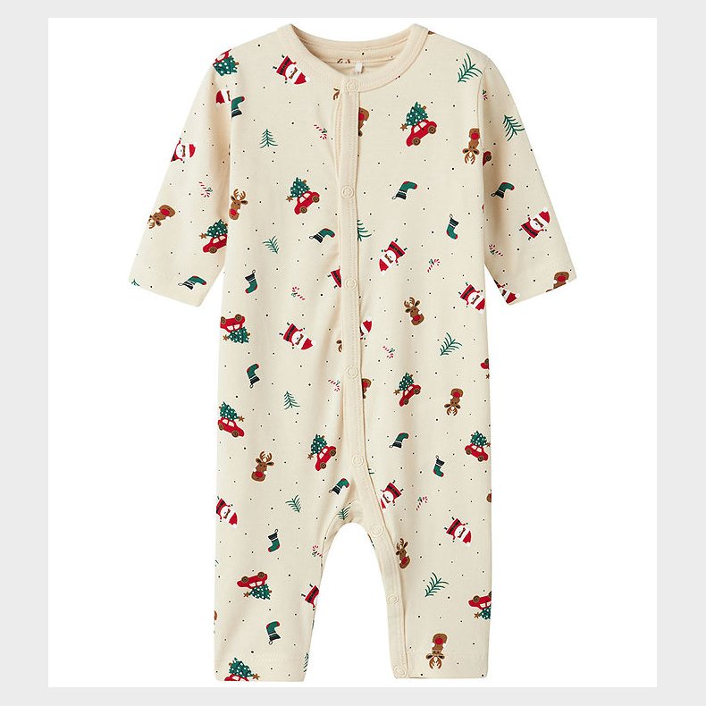 Name It Natdragt - NbnVismas - Whitecap Gray/Christmas