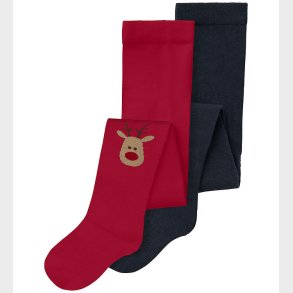 Name It Strmpebukser - NmfVichristmas - 2-pak - Dark Sapphire/J