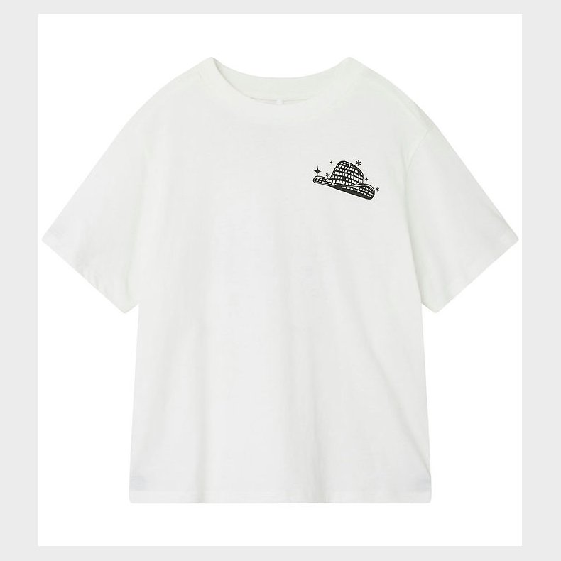 Name It T-Shirt - NkfKatin - Bright White/Hat