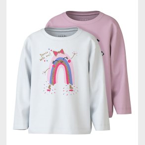 Name It Bluse - 2-pak - Corsage/Bright White