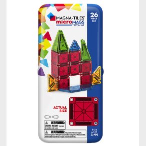 Magna-Tiles Magnets�t - 26 Dele - MicroMAGS & Travel Tin Case