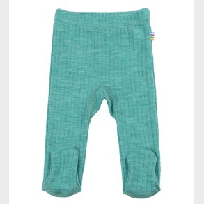 Joha Leggings m. Fdder - Uld - Grn