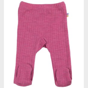 Joha Leggings m. Fdder - Uld - Hindbr