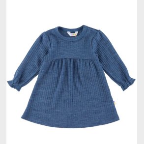 Joha Kjole - Uld - Denim Bl
